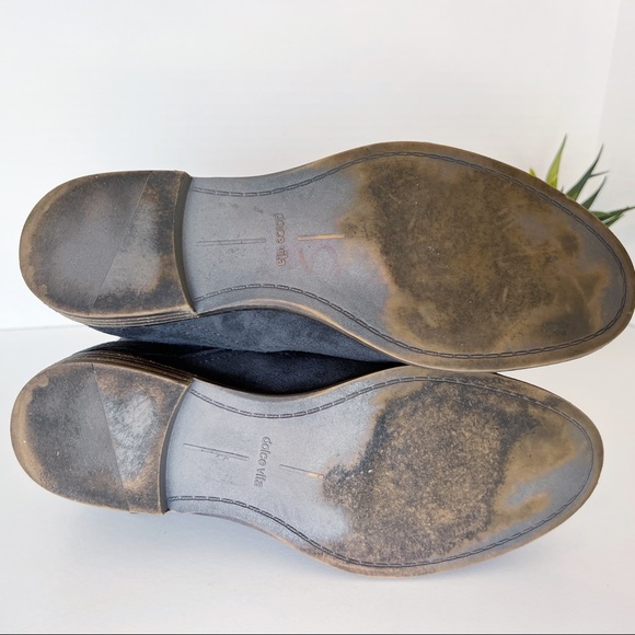 ✖️SOLD✖️•DOLCE VITA• Anthro Gray Suede Presley Moto Ankle Boot - Picture 9 of 12